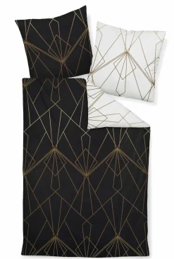 Janine Mako-Satin-Bettwäsche beigebraun