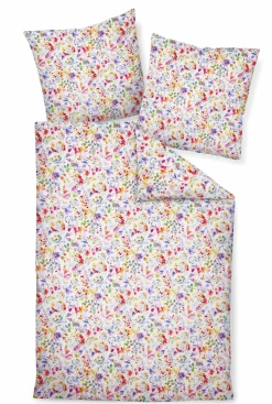 Janine Mako-Satin-Bettwäsche mehrfarbig