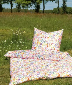 Janine Mako-Satin-Bettwäsche mehrfarbig