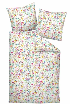 Janine Mako-Satin-Bettwäsche mehrfarbig