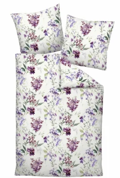 Janine Mako-Satin-Bettwäsche violett