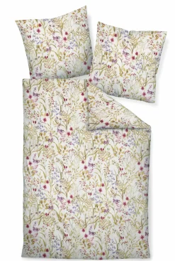 Janine Mako-Satin-Bettwäsche rot