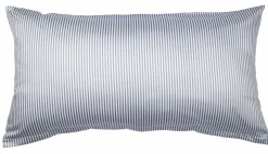 Janine Mako-Satin-Kissenbezug silberfarbengrau