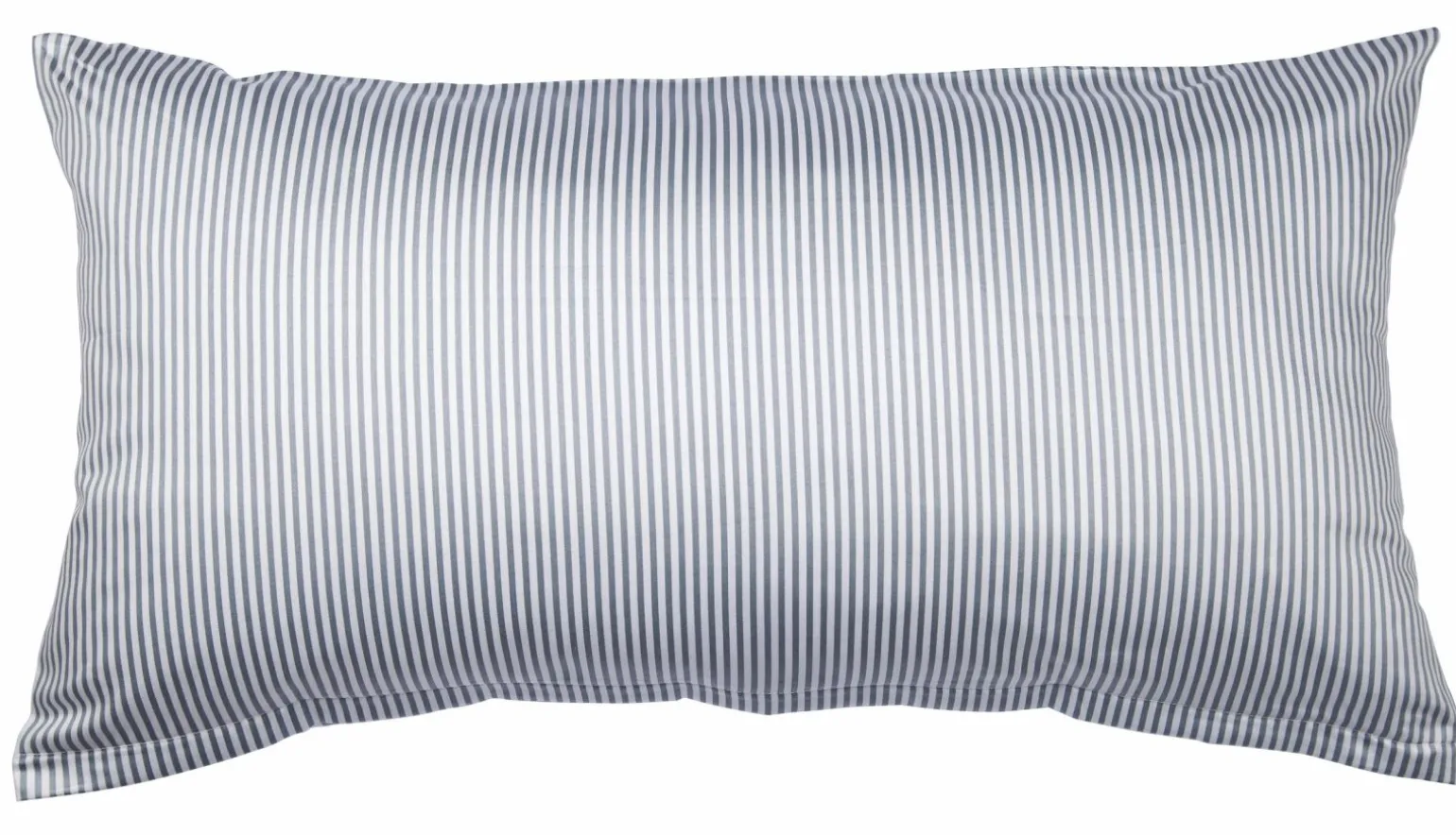 Janine Mako-Satin-Kissenbezug silberfarbengrau