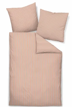 Janine Mako-Satin-Kissenbezug orange