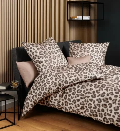 Janine Satin-Bettwäsche beigebraun