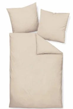 Janine Seersucker-Bettwäsche beigebraun