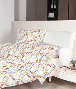 Janine Seersucker-Bettwäsche mehrfarbig