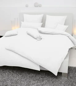 Janine Seersucker-Kissenbezug weiß