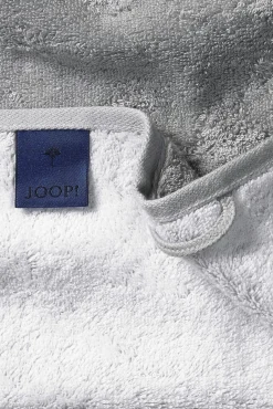 JOOP! Gästetuch silberfarbengrau