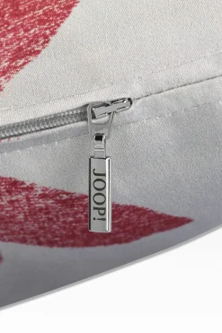 JOOP! Kissenhülle grau-rot grau