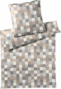 JOOP! Mako-Satin-Bettwäsche braun