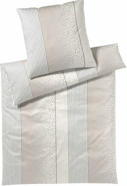 JOOP! Mako-Satin-Bettwäsche beigeweiß