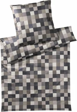 JOOP! Mako-Satin-Bettwäsche grau