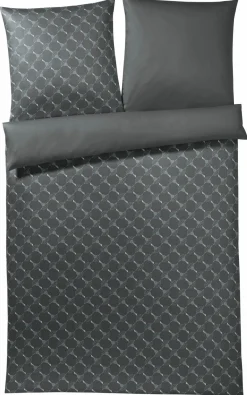 JOOP! Mako-Satin-Bettwäsche grau