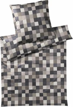 JOOP! Mako-Satin-Bettwäsche grau