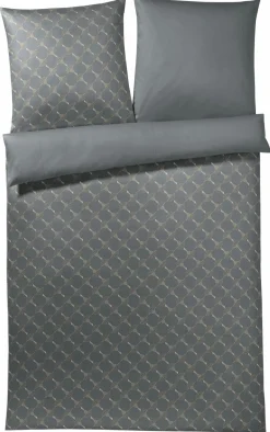 JOOP! Mako-Satin-Bettwäsche grau
