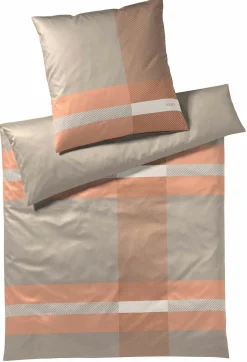 JOOP! Mako-Satin-Bettwäsche rotbraun