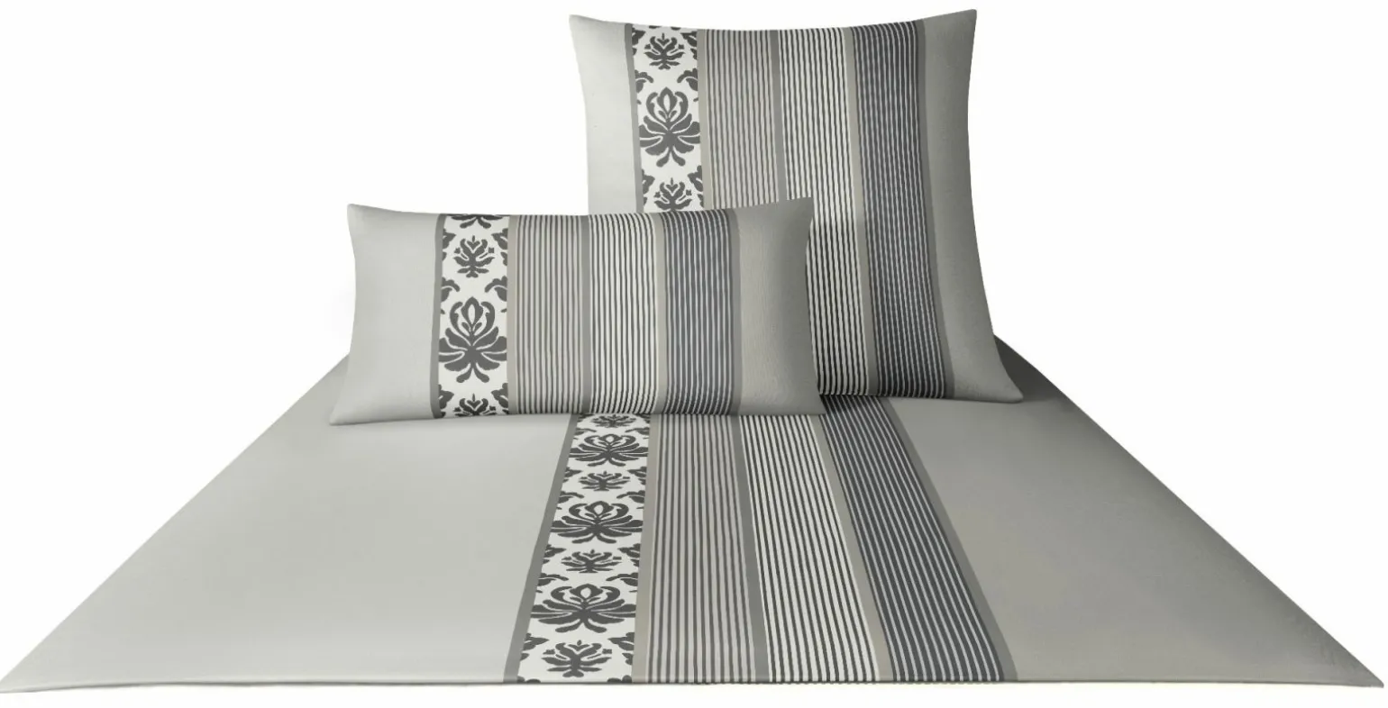 JOOP! Satin-Bettwäsche silberfarben