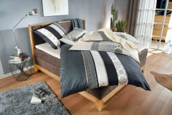 JOOP! Satin-Bettwäsche silberfarben