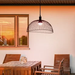 JUST LIGHT LED-Akku-Pendelleuchte 1flg schwarz