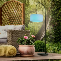 JUST LIGHT LED-Akku-Pendelleuchte 1flg schwarz