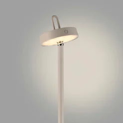 JUST LIGHT LED-Akku-Stehleuchte 1flg grau