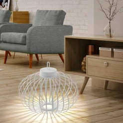 JUST LIGHT LED-Akku-Tischleuchte 1flg weiß