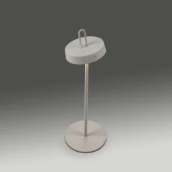 JUST LIGHT LED-Akku-Tischleuchte 1flg beigegrau