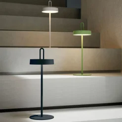 JUST LIGHT LED-Akku-Tischleuchte 1flg beigegrau