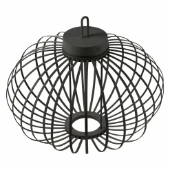 JUST LIGHT LED-Akku-Tischleuchte 1flg schwarz