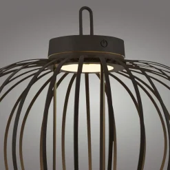 JUST LIGHT LED-Akku-Tischleuchte 1flg schwarz