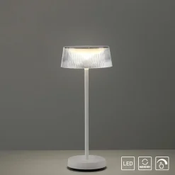 JUST LIGHT LED-Akku-Tischleuchte 1flg weiß