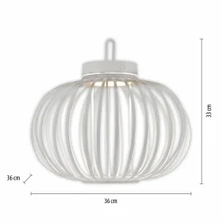 JUST LIGHT LED-Akku-Tischleuchte 1flg weiß