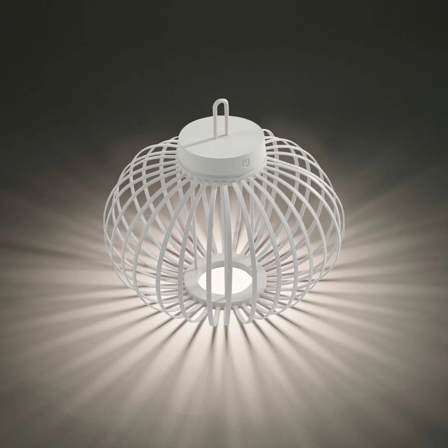 JUST LIGHT LED-Akku-Tischleuchte 1flg weiß