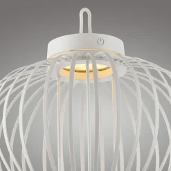 JUST LIGHT LED-Akku-Tischleuchte 1flg weiß