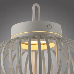 JUST LIGHT LED-Akku-Tischleuchte 1 flg grau