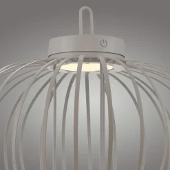 JUST LIGHT LED-Akku-Tischleuchte 1flg grau