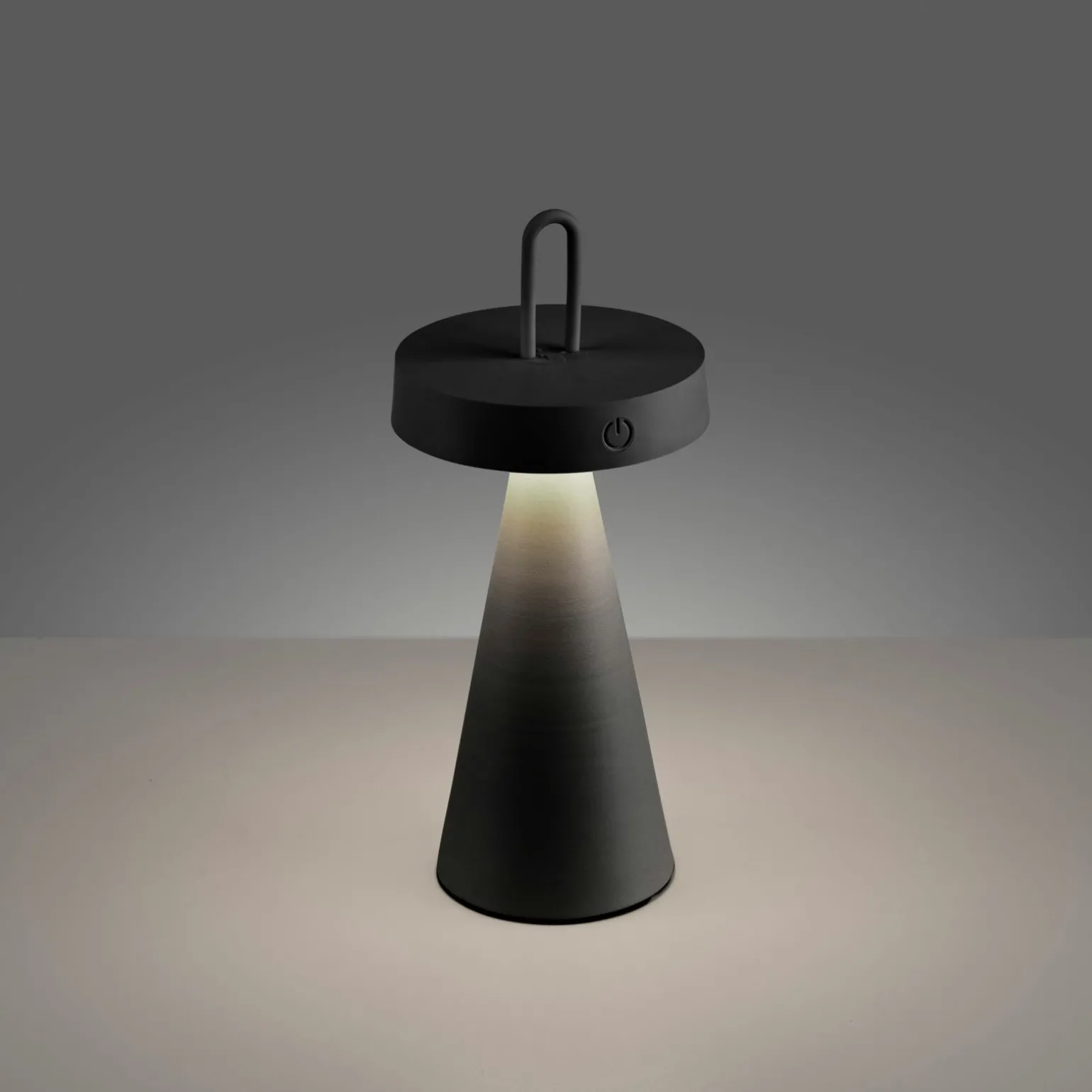 JUST LIGHT LED-Akku-Tischleuchte 1flg schwarz