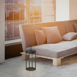 JUST LIGHT LED-Akku-Tischleuchte 1flg schwarz