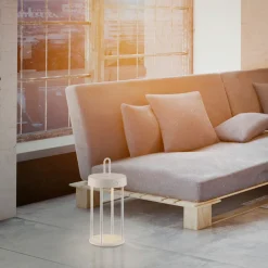 JUST LIGHT LED-Akku-Tischleuchte 1flg grau