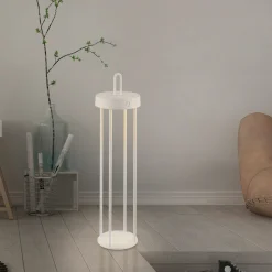 JUST LIGHT LED-Akku-Tischleuchte 1flg grau