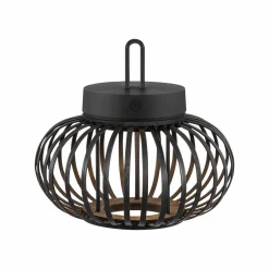 JUST LIGHT LED-Akku-Tischleuchte 1 flg schwarz