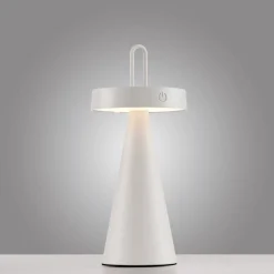 JUST LIGHT LED-Akku-Tischleuchte 1flg weiß