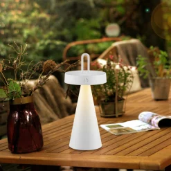 JUST LIGHT LED-Akku-Tischleuchte 1flg weiß