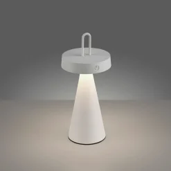 JUST LIGHT LED-Akku-Tischleuchte 1flg weiß