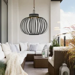 JUST LIGHT LED-Akku-Tischleuchte 1flg schwarz