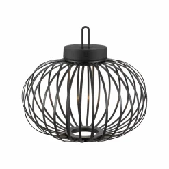 JUST LIGHT LED-Akku-Tischleuchte 1flg schwarz