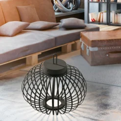 JUST LIGHT LED-Akku-Tischleuchte 1flg schwarz