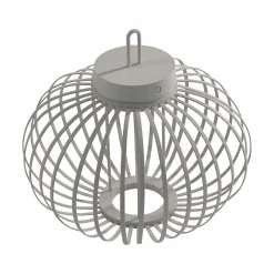 JUST LIGHT LED-Akku-Tischleuchte 1flg grau